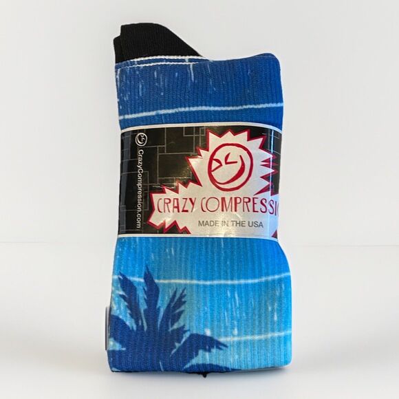 NEW Crazy Compression Set of 2 Graduated Compression Socks Women L / XL - Picture 3 of 6